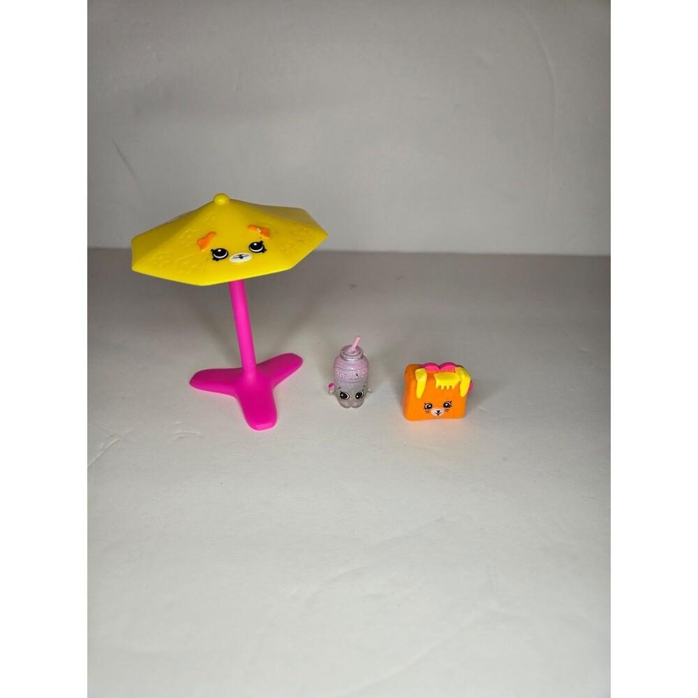 Set of 3 Shopkins Umbrella, Petkin, Smoothie